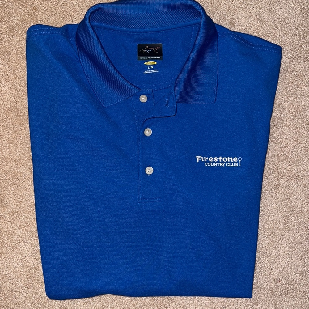LIKE NEW Firestone Country Club Greg Norman polo